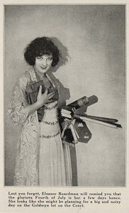 1923 Halftone Print Eleanor Boardman Silent Film Star ORIGINAL HISTORIC EH1