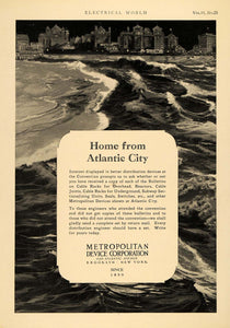 1928 Ad Metropolitan Device Cable Racks Atlantic City - ORIGINAL ELC1