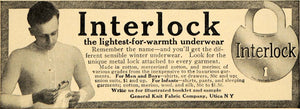1911 Ad Interlock General Knit Fabric Underwear Garment - ORIGINAL EM1
