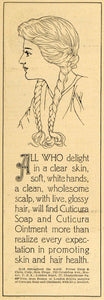 1911 Ad Cuticura Soap Ointment Potter Drug & Chemical - ORIGINAL ADVERTISING EM1