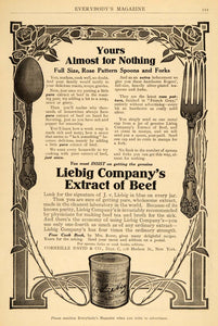 1909 Ad Corneille David Liebig Company's Extract Beef - ORIGINAL ADVERTISING EM2