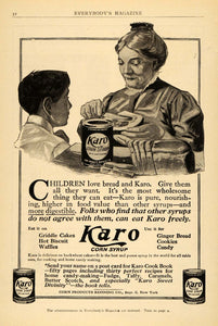 1909 Ad Corn Products Refining Karo Syrup Grandmother - ORIGINAL ADVERTISING EM2