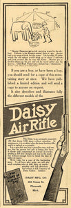 1908 Ad Daisy Automatic Magazine Air Rifle Plymouth MI - ORIGINAL EM2