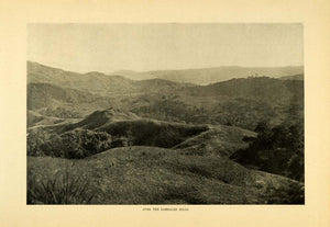 1901 Print Zambales Hills Philippines Nature Landscape Geology Central Luzon EM2