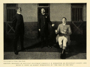 1906 Print Chester Beecroft C. N. Schaeffer Henry Dixey Stage Actors Man on EM2