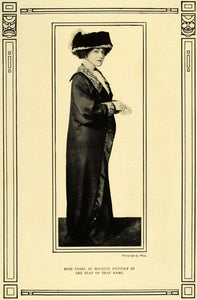 1911 Print Art Nouveau Theater Rose Stahl Actress Portrait Maggie Pepper EM2