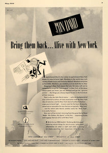 1939 Ad John David Clothing New York Hickey-Freeman - ORIGINAL ADVERTISING EQ1