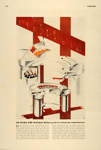 1938 Ad Home Bar Sakhnoffsky Bartending Welkin Ring - ORIGINAL ADVERTISING ESQ1