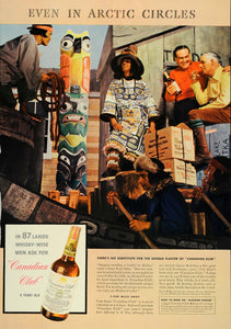1938 Ad Canadian Club Arctic Alaska Alaskan Cooler - ORIGINAL ADVERTISING ESQ1