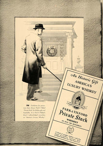1937 Ad Private Stock Whiskey Luxury Gentlemen Bourbon - ORIGINAL ESQ1