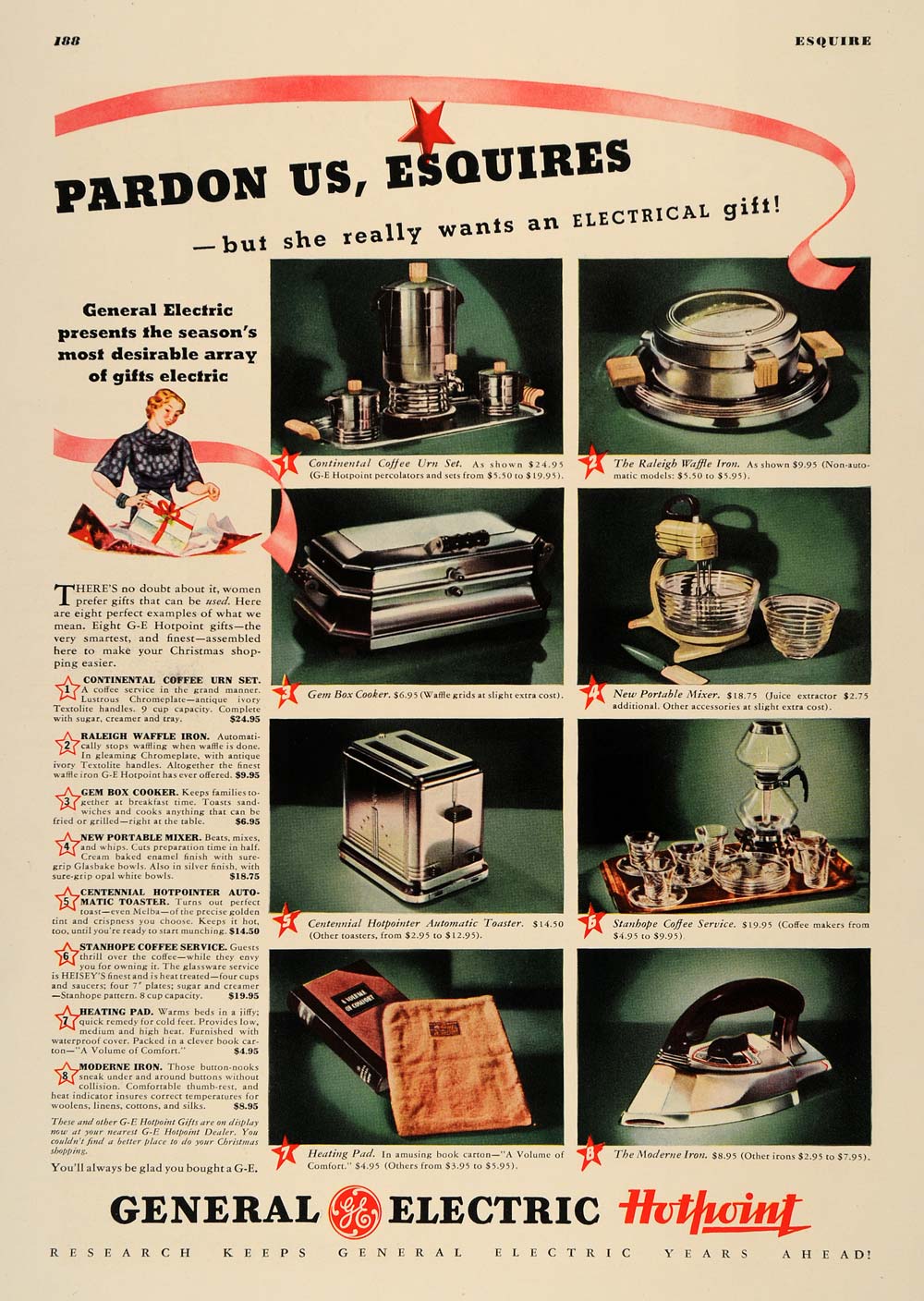 1936 Ad General Electric Kitchen Appliances Housewife - ORIGINAL