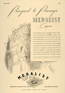 1936 Ad Medalist Cigars E. A. Kline Pricing Sumatra - ORIGINAL ADVERTISING ESQ3