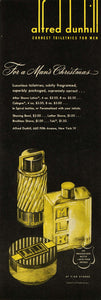 1947 Ad Alfred Dunhill Men Toiletries Christmas Gift - ORIGINAL ADVERTISING ESQ4