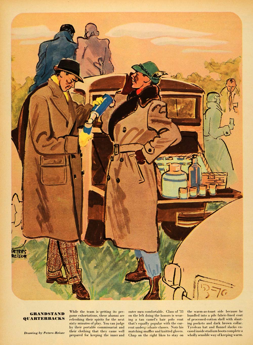 1947 Print Peters-Reiser Men Fashion Gloves Camel Coat - ORIGINAL ESQ4 –  Period Paper Historic Art LLC