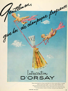 1951 Ad D'orsay Perfume Bottle Champagne Fragrance - ORIGINAL ADVERTISING ESQ4