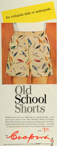 1954 Ad Coopers Old School Shorts Collegiate Dad Price - ORIGINAL ESQ4