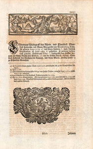 1721 Copper Engraving Portrait Louis VI Elector Palatine Wittelsbach EUM2