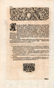1721 Copper Engraving Portrait Albert V Duke Bavaria Counter Reformation EUM2