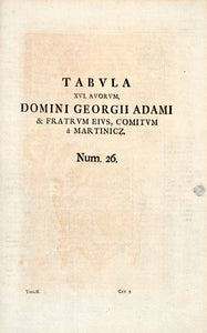 1722 Woodblock Print Genealogy Ancestry Adami Fratrum Eius Comitum EUM4