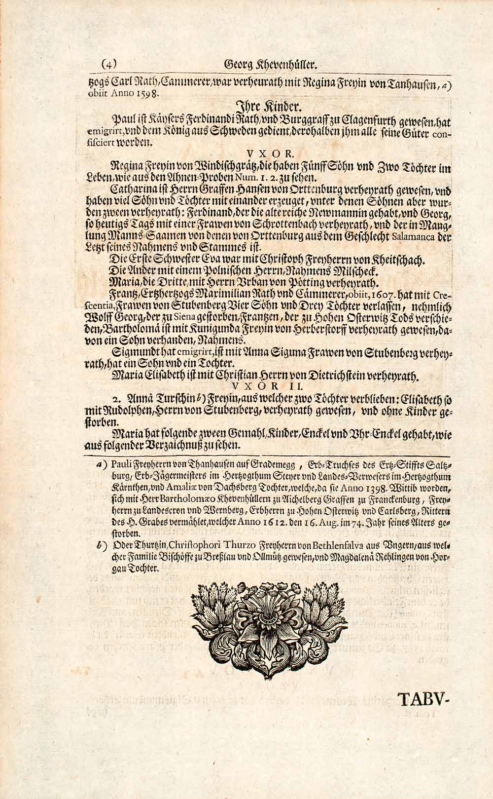 1722 Copper Engraving Georg Freiherr Von Khevenhuller Duchy Carinthia EUM4