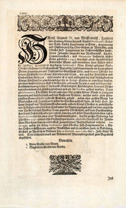 1722 Copper Engraving Portrait Hans Ungnad Von Weissenwolf European EUM4