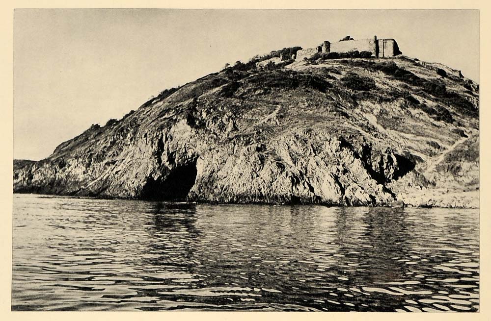 1943 Bornholm Island Denmark Hammeren Hammershus Ruins - ORIGINAL EUR1