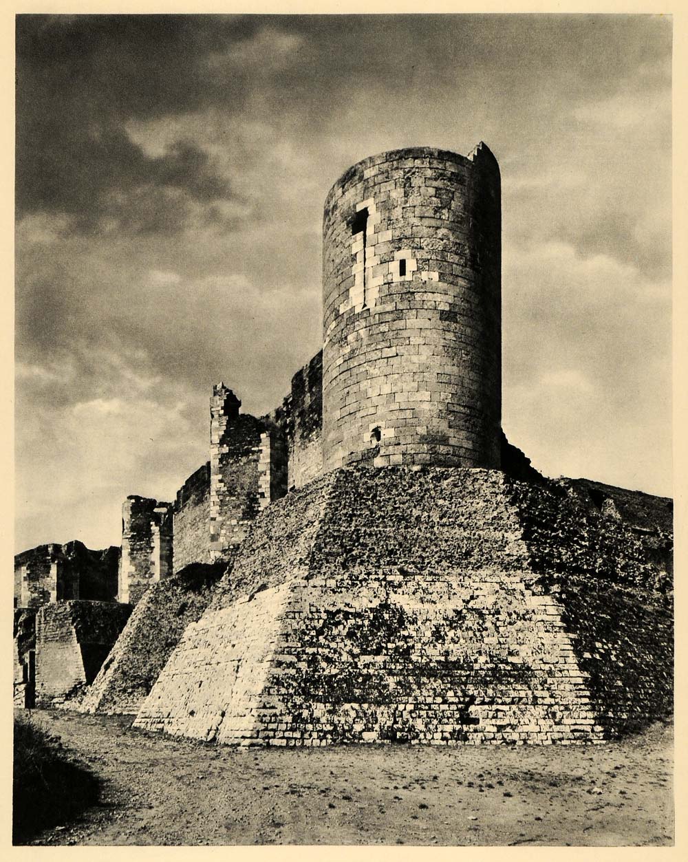 1943 Apulia Lucera Castello Italy Italia Castle Ruin - ORIGINAL EUR2