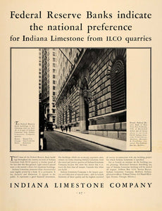 1931 Ad Indiana Limestone Company Construction - ORIGINAL ADVERTISING F1A