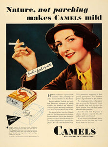 1931 Ad Camel Turkish Domestic Blend Cigarettes Pack - ORIGINAL ADVERTISING F1A