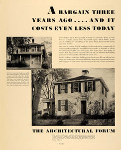 1933 Ad Architectural Forum Magazine Cameron Clark - ORIGINAL ADVERTISING F2A