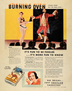 1933 Ad Camel Cigarettes R J Reynolds Tobacco M Chabert - ORIGINAL F2A