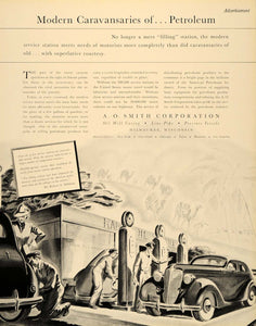 1938 Ad A.O. Smith Petroleum Antique Gas Pump Milwaukee - ORIGINAL F2A