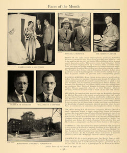 1935 Print Simon Flexner Darryl Zanuck Simon Flexner - ORIGINAL HISTORIC F3A
