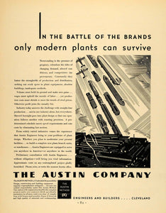 1930 Ad Austin Engineers Builders Transportation Ohio - ORIGINAL ADVERTISING F3A