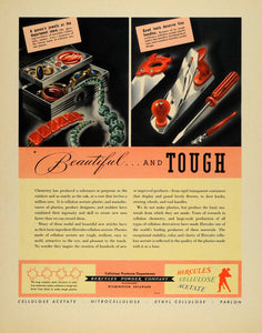 1940 Ad Hercules Powder Wilmington Cellulose Acetate - ORIGINAL ADVERTISING F4A