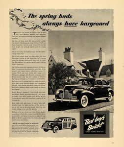 1940 Ad Buick Automobile Vintage Car General Motor - ORIGINAL ADVERTISING F4A