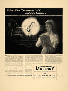 1940 Ad P R Mallory Electrical Radio Edward C Smith - ORIGINAL ADVERTISING F4A