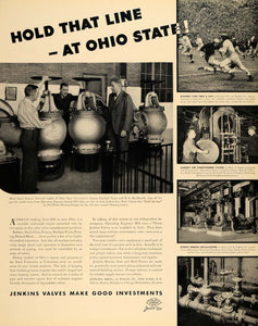 1940 Ad Jenkins Brothers Ohio State Campus Football - ORIGINAL ADVERTISING F4A