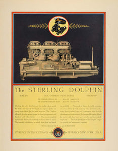 1932 Ad Sterling Engine Buffalo Dolphin Locomotive - ORIGINAL ADVERTISING F5A
