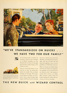 1932 Ad Buick Wizard Control Automobile Fashion Coupe - ORIGINAL ADVERTISING F5A