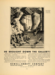 1932 Ad Advertising Counsel Newell-Emmett Samson Dore - ORIGINAL ADVERTISING F5A