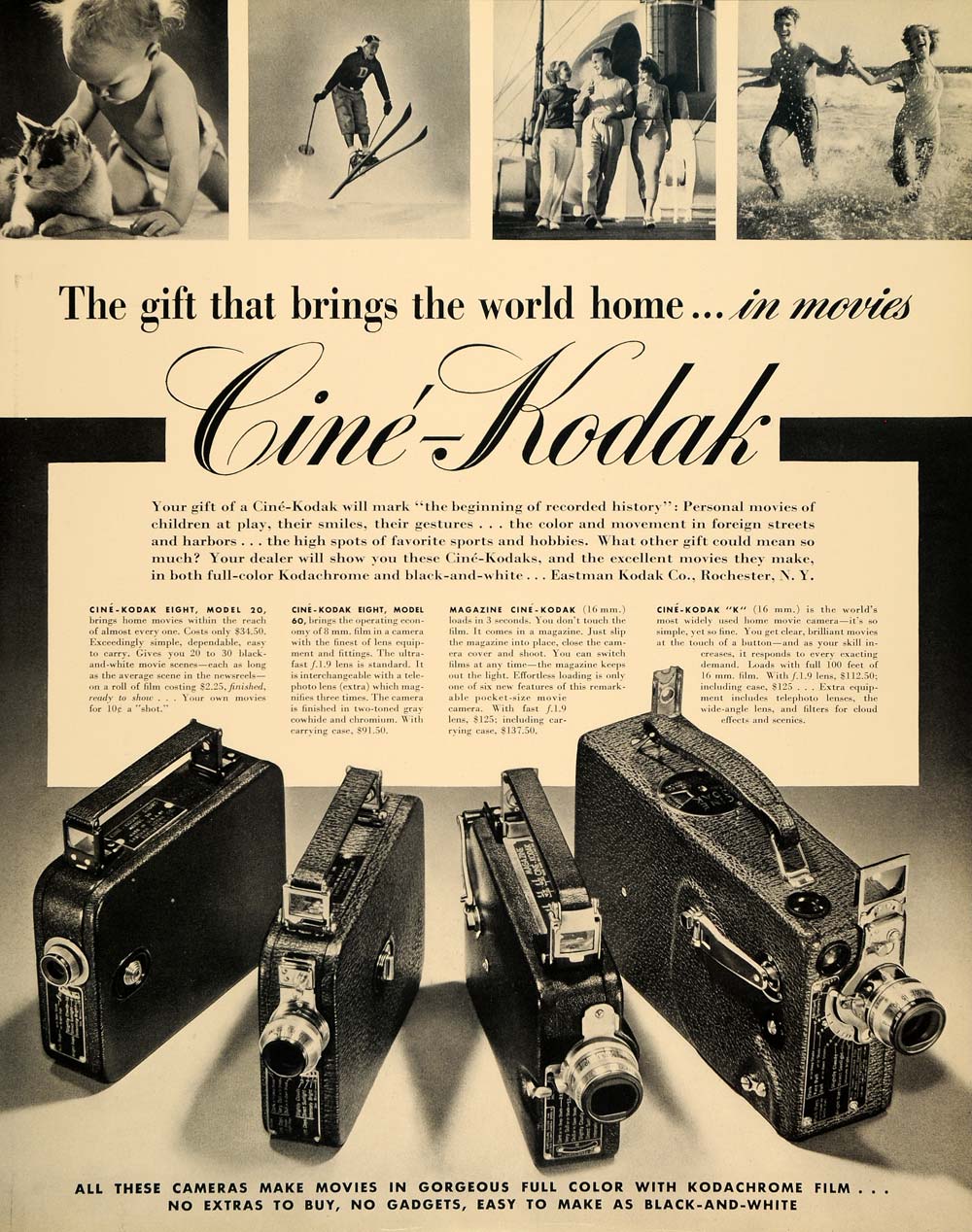 George Eastman Museum 35mm Nitrate Film 1936 Ad Cine Eastman Kodak