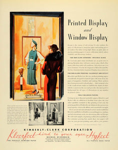 1936 Ad Kleerfect Hyfect Kimberly Clark Printing Papers - ORIGINAL F6A