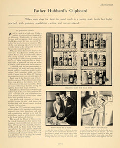 1935 Ad Heinz 57 Varieties Father Hubbard's Cupboard - ORIGINAL ADVERTISING F6A