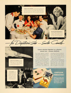 1936 Ad Camel Cigarette Tobacco Digestion Smoke Turkish - ORIGINAL F6A