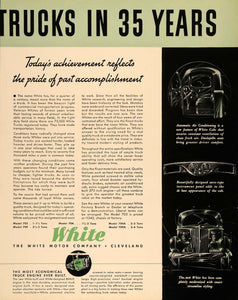 1935 Ad White Trucks Alexis De Sakhnoffsky Vehicle - ORIGINAL ADVERTISING F6A