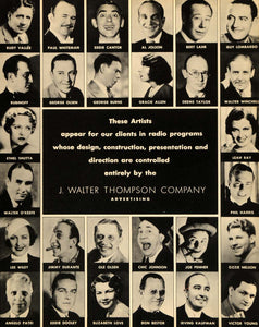 1933 Ad J. Walter Thompson Advertising O'Keefe Rubinoff - ORIGINAL F6A