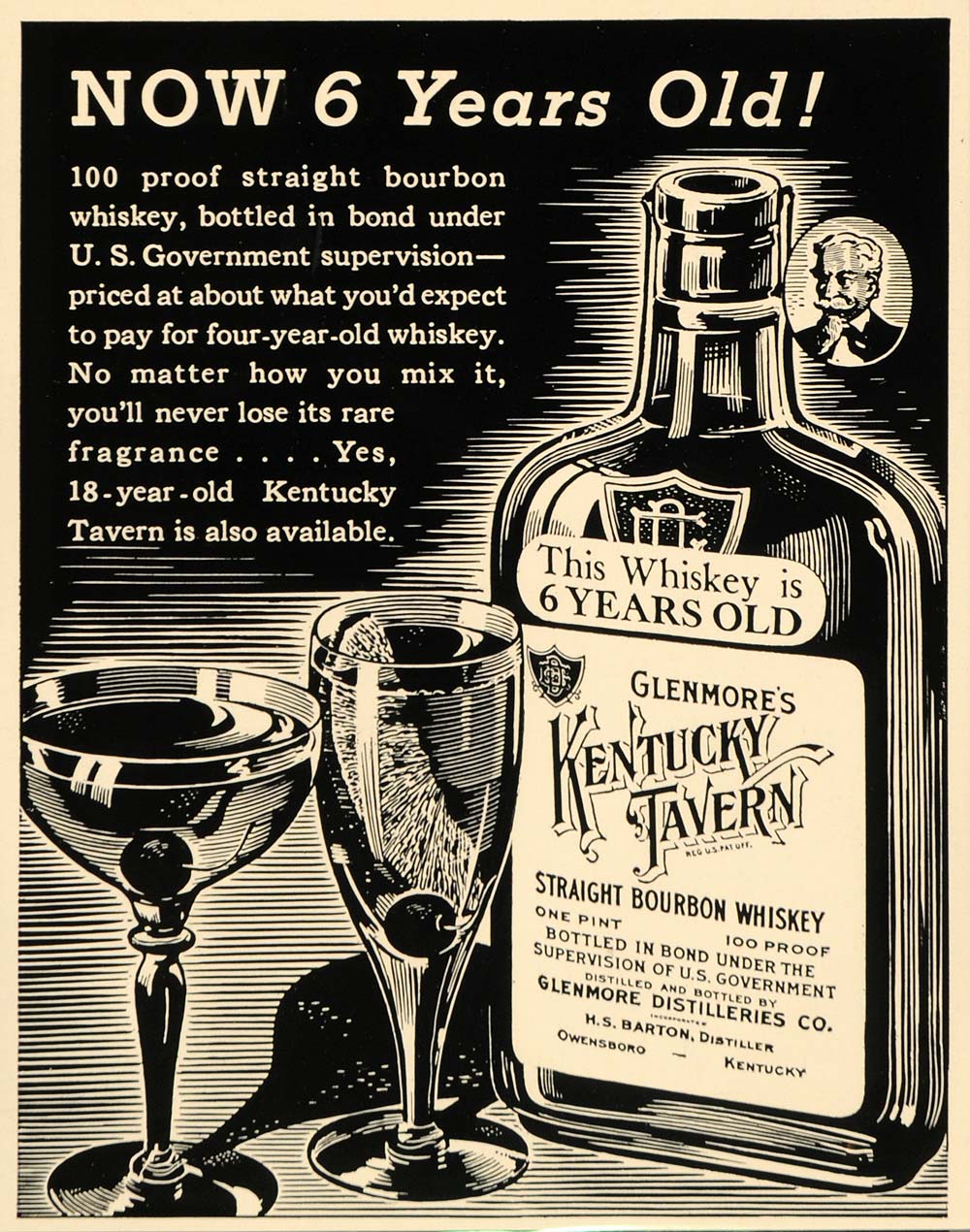 1936 Ad Kentucky Tavern Straight Bourbon Whiskey Liquor - ORIGINAL F6B