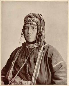 1893 Chicago World's Fair Portrait Bedouin Woman Arabia Costume Ethnic Historic