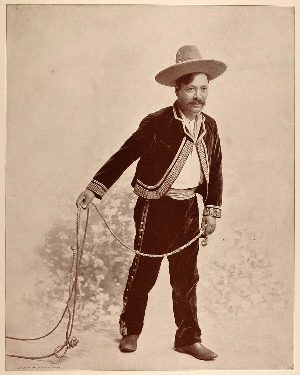 1893 Chicago World's Fair Print Portrait Vaquero Mexican Cowboy Costum Period Paper Historic Art LLC 1893 Chicago World's Fair Print Portrait Vaquero Mexican Cowboy Costum Period Paper Historic Art LLC